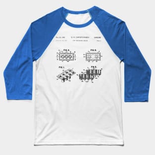 Lego Brick Patent Baseball T-Shirt